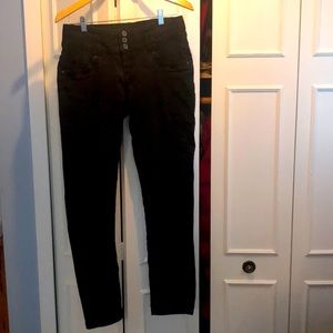 Tall* Black stretchy denim skinny jeans